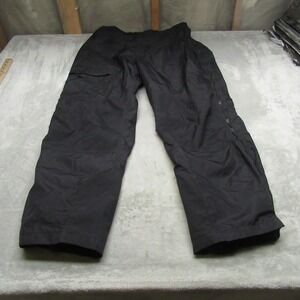 Columbia Pants Mens XL Black Full Zip Rain WInd Elastic Outdoor Packable 36x32